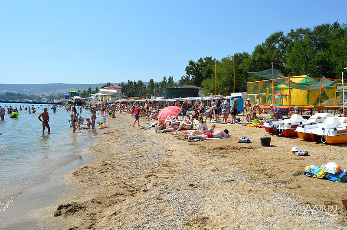 Городской пляж Феодосии