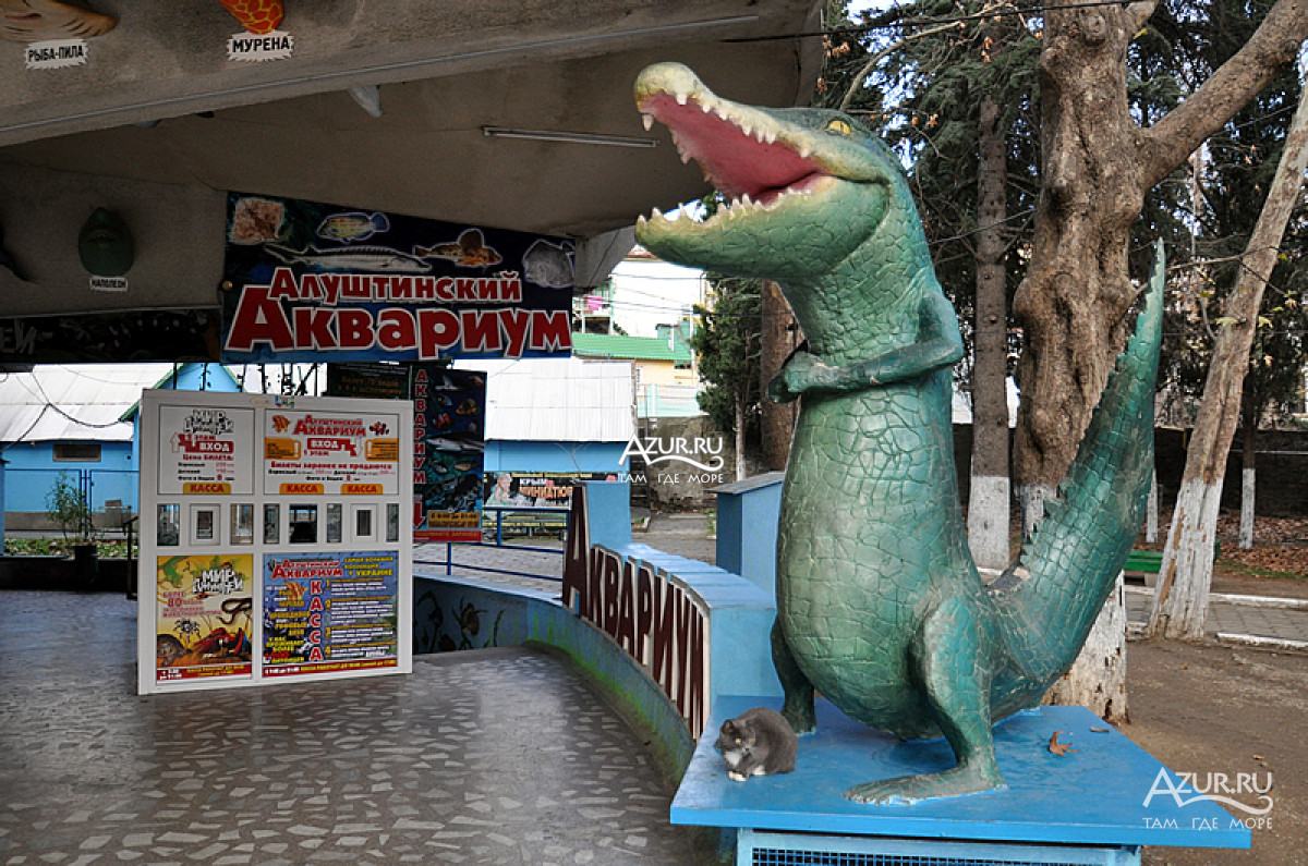 Вход в аквариум Алушты