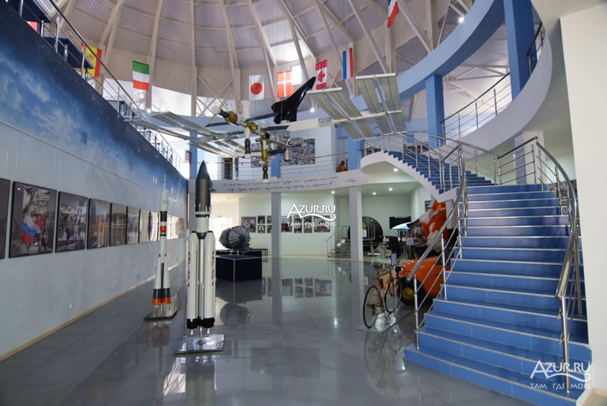 В здании музея космонавтики