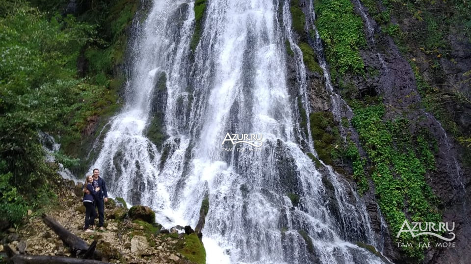 Водопад Курочкина Абхазия