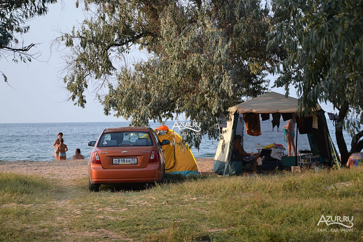 Отдых дикарями на море с палаткой — Азовское море