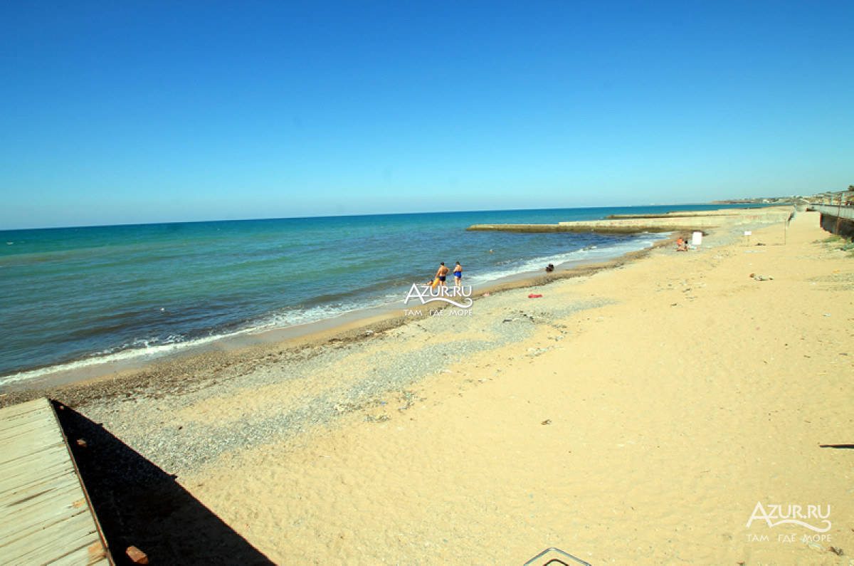 Пляж Зелёный Мир Песчаное Крым