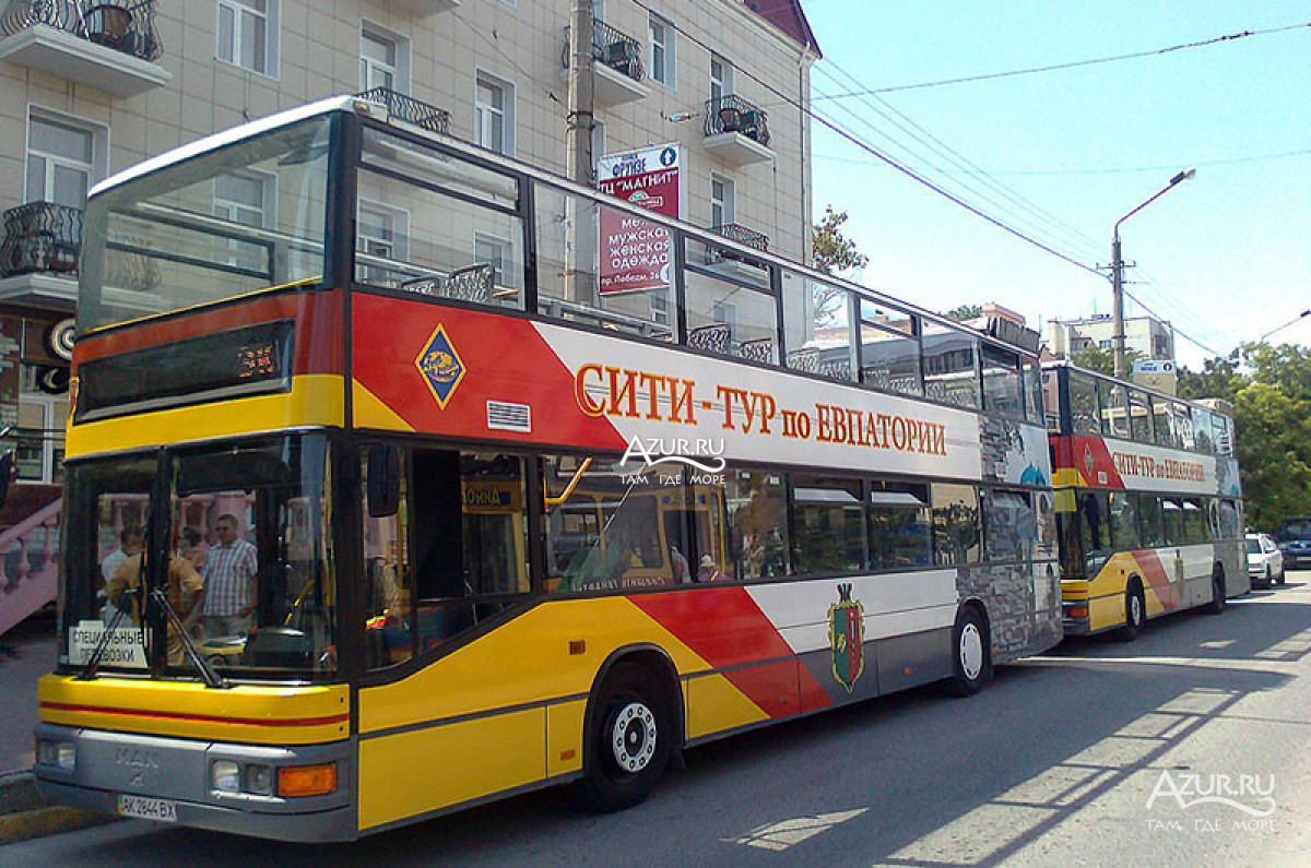 Экскурсии на двухэтажных автобусах по Евпатории
