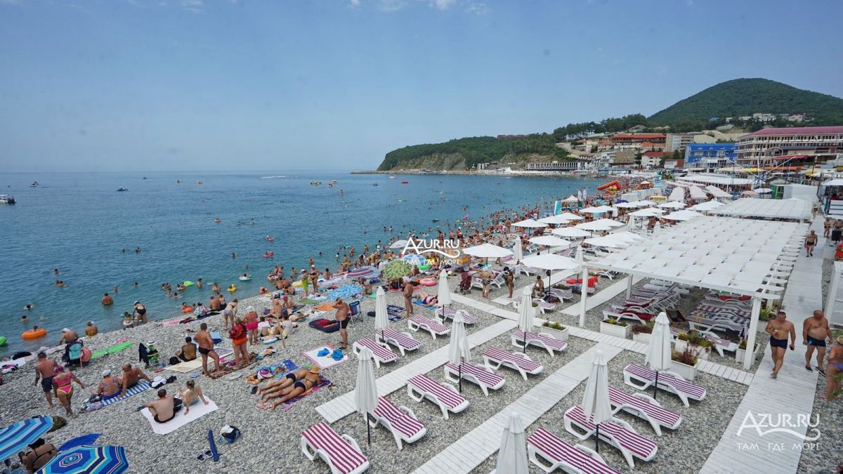 Пляж Ola resort в Ольгинке