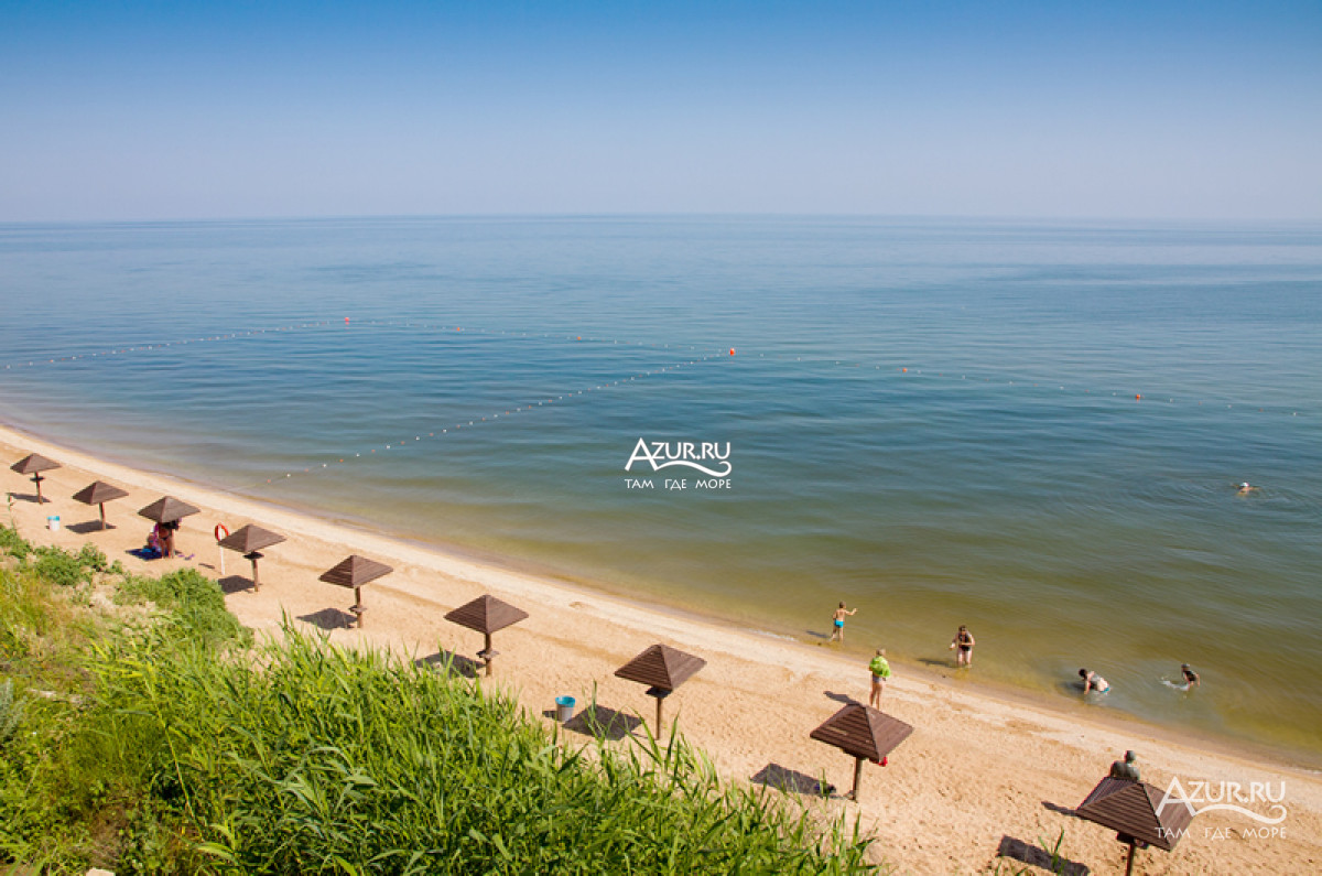 Песчаный пляж Азовского моря