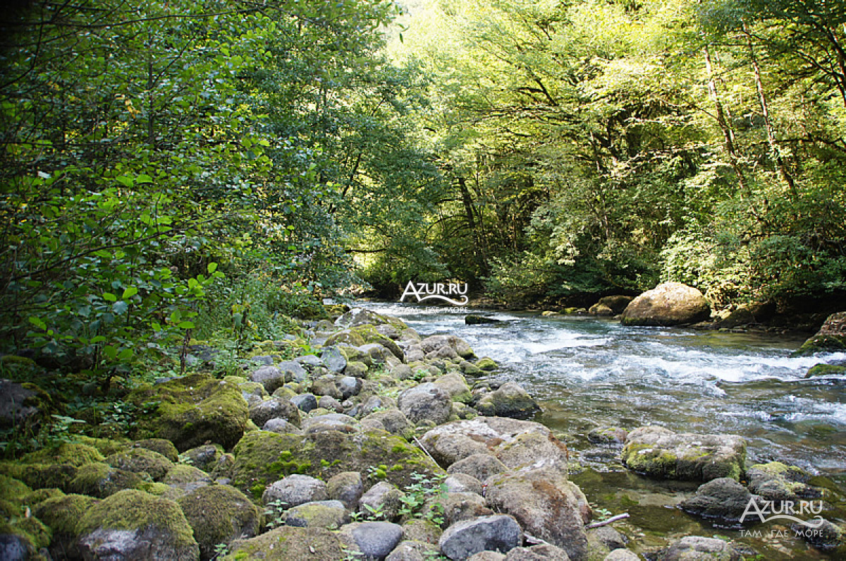 Река Бзыбь, Абхазия