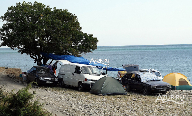 Фотография Отдых в палатках на берегу моря в Большом Утрише,  4 августа 2014 года - #78632 
