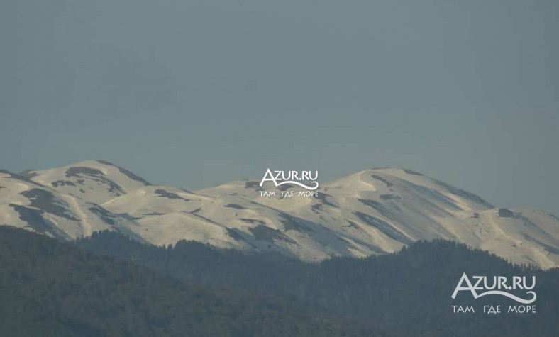 Фотография Горы со снегом  в Пицунде,  5 мая 2012 года - #42939 