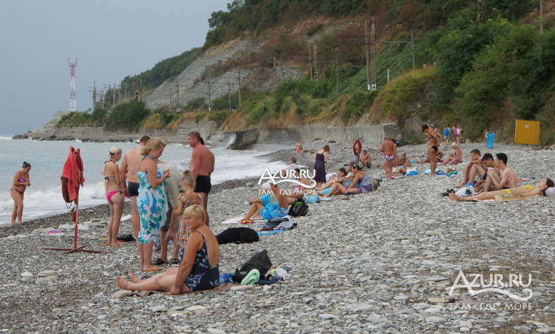 Фотография Пляж в Вишневке в районе Вишнёвки,  30 августа 2012 года - #46769 