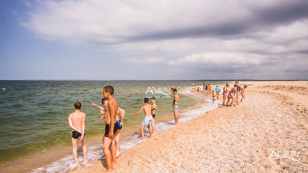 Фотогалерея Пляжи Песочного в Щёлкино и Ленинский район | Фото на сайте  Azur.ru